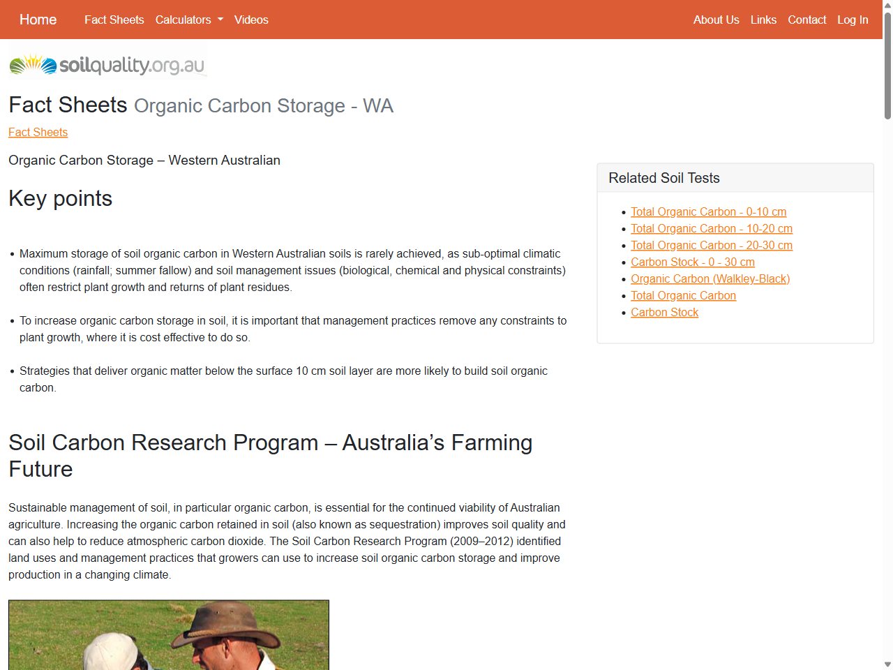 Preview of Organic Carbon Storage - WA | Fact Sheets | soilquality.org.au, accessed July 6, 2025, 