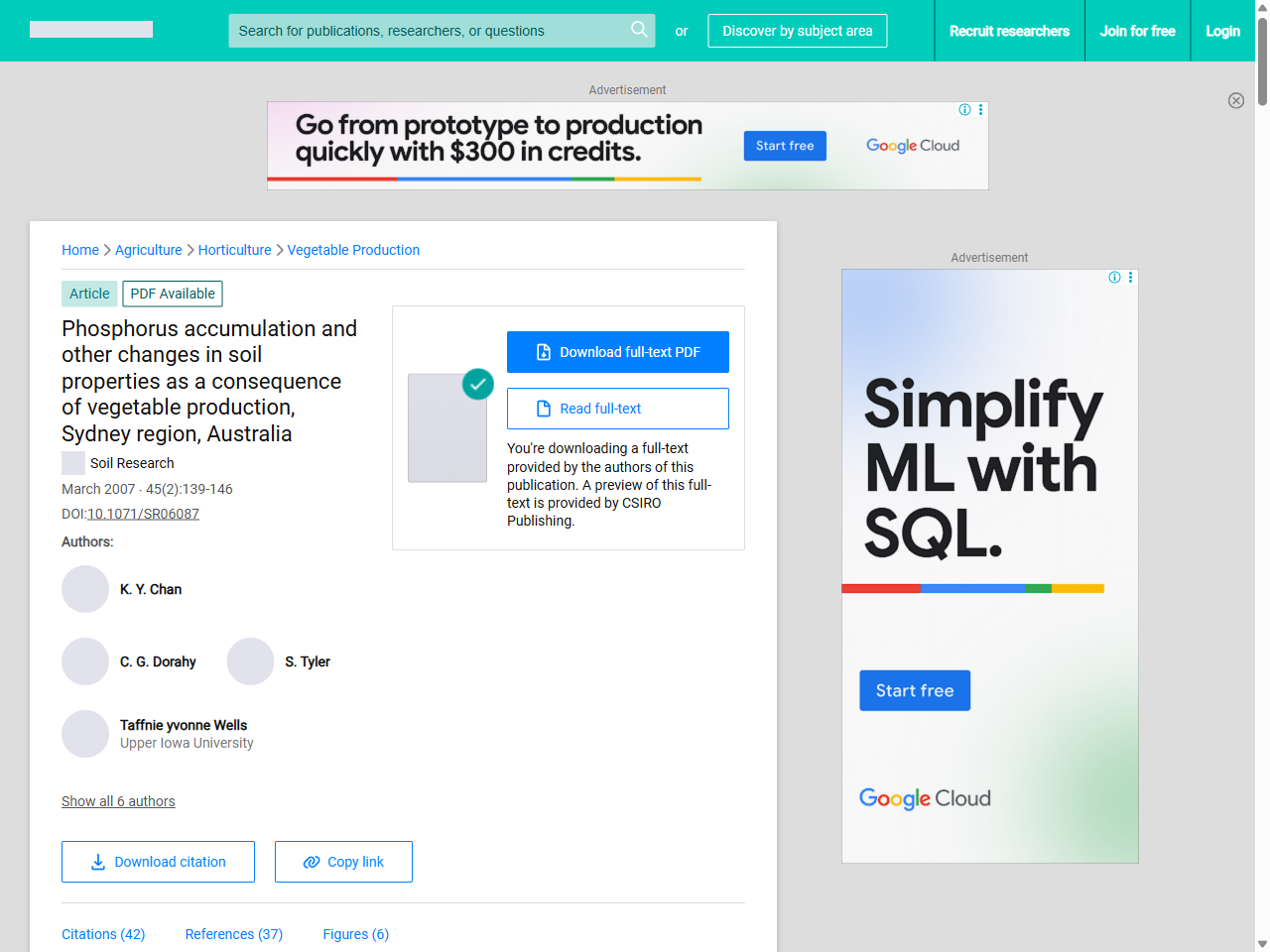Preview of (PDF) Phosphorus accumulation and other changes in soil ..., accessed August 11, 2025