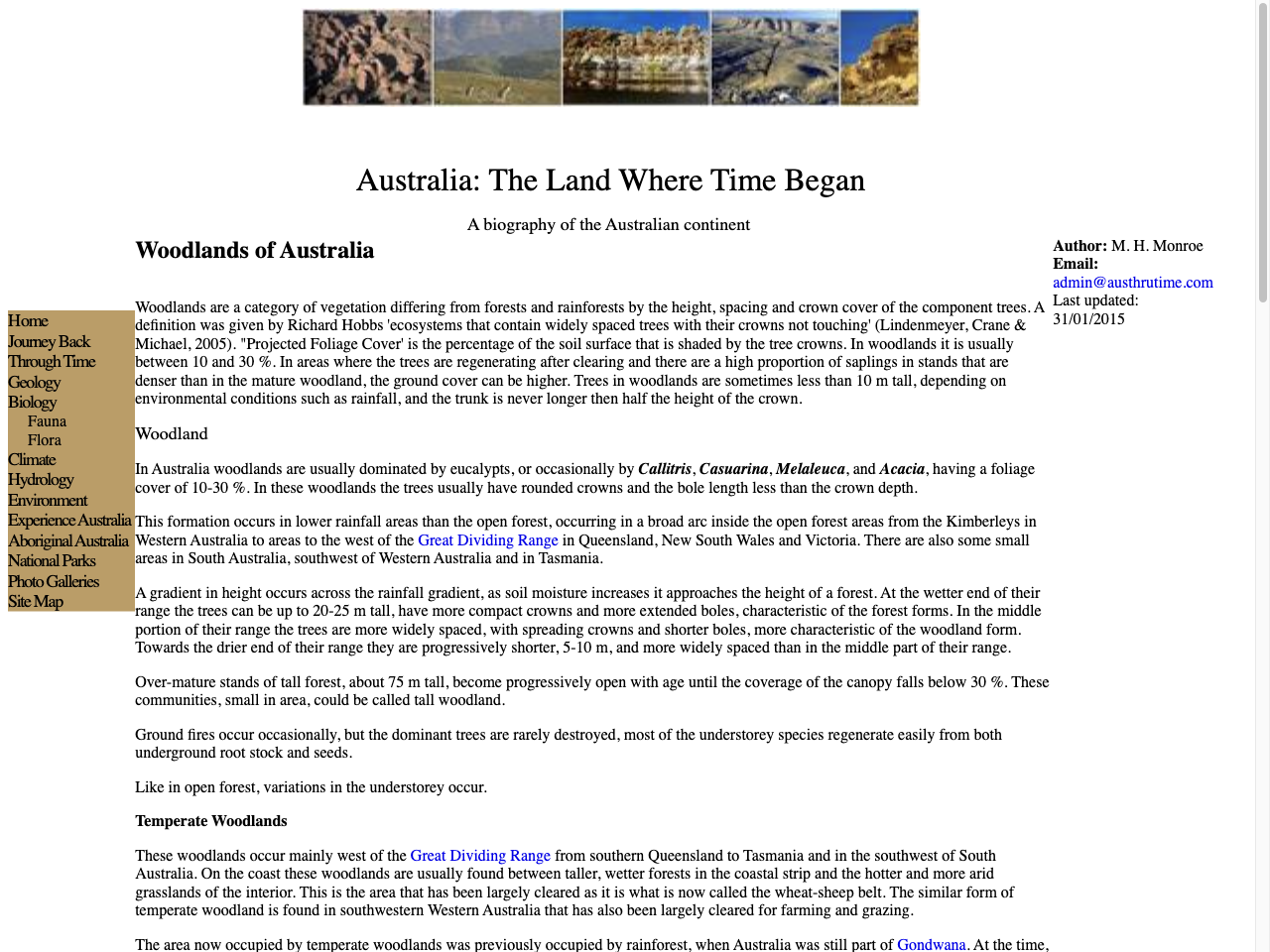 Preview of Woodlands of Australia - A biography of the Australian continent, accessed July 12, 2025,