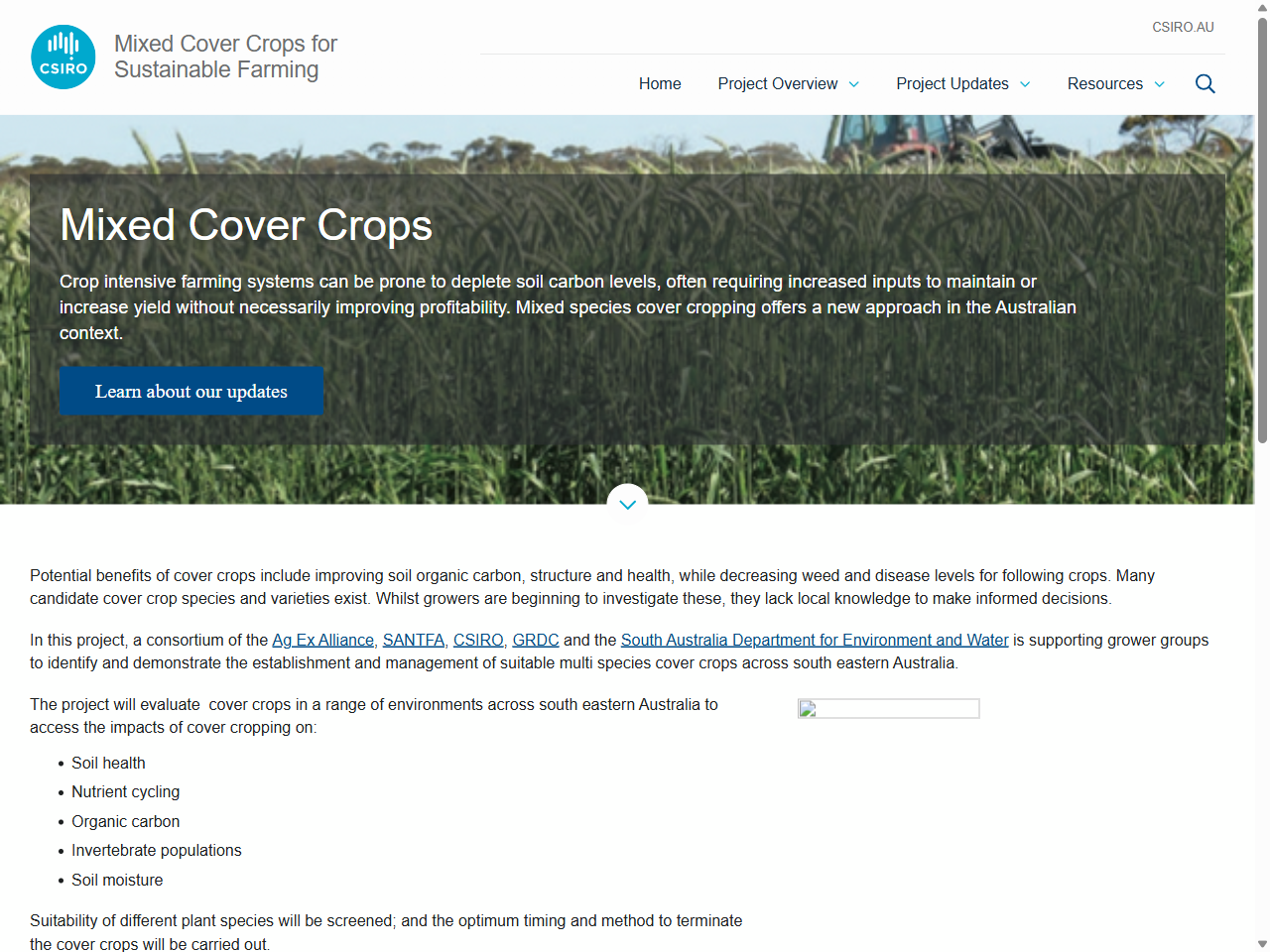 Preview of Mixed Cover Crops for Sustainable Farming - CSIRO Research