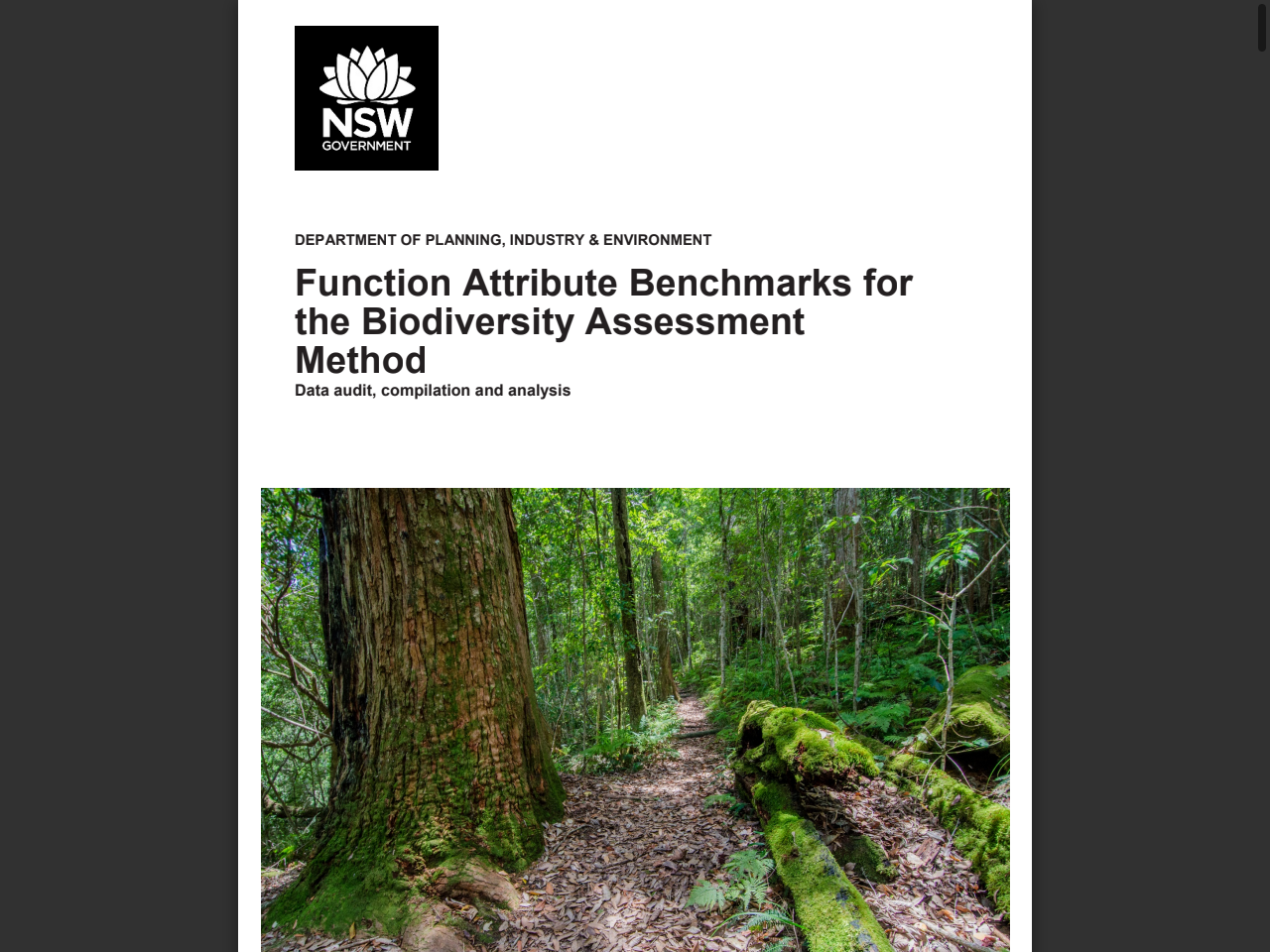 Preview of Mapping Windthrow Severity as Change in Canopy Cover in a Temperate Eucalypt Forest