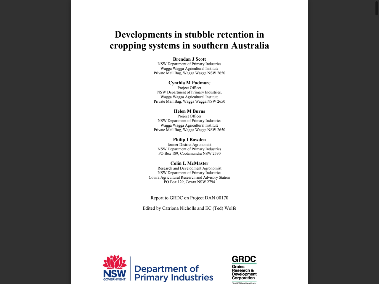 Preview of GRDC Groundcover Article: National blueprint to standardise soil health across Australian agriculture - The Waite, accessed August 4, 2025, 