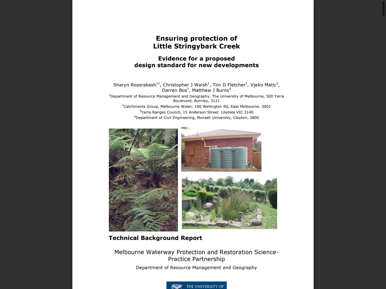 Preview of Ensuring protection of Little Stringybark Creek - Tasmanian Planning Commission, accessed August 11, 2025, 