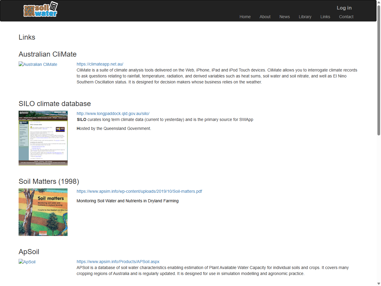 Preview of Australian CliMate - Soil Water App to, accessed July 19, 2025, 