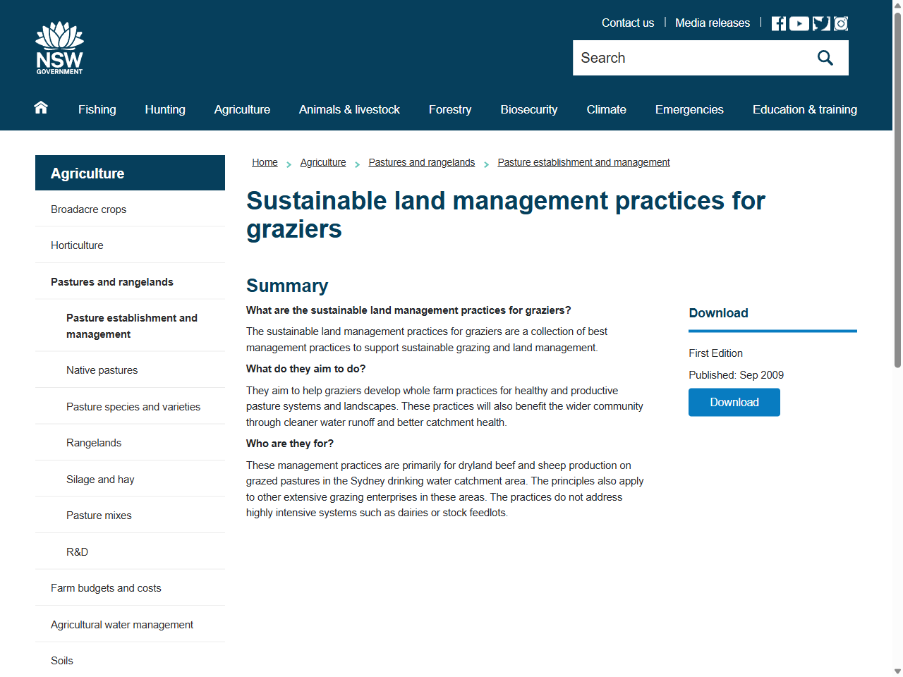 Preview of Sustainable land management practices for graziers - NSW Department of Primary Industries, accessed August 8, 2025