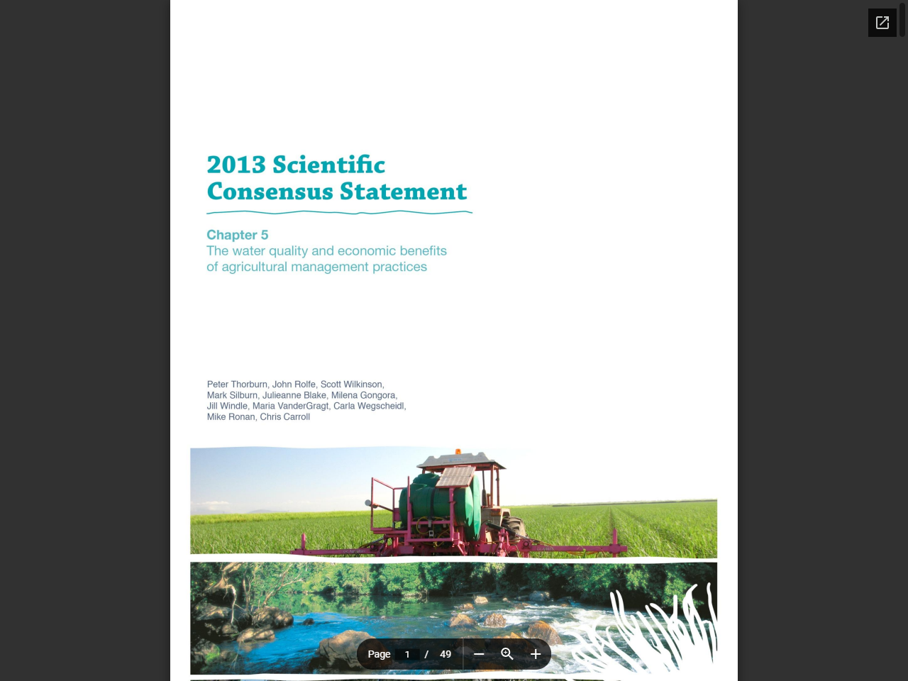 Preview of The water quality and economic benefits of agricultural management practices, accessed August 5, 2025
