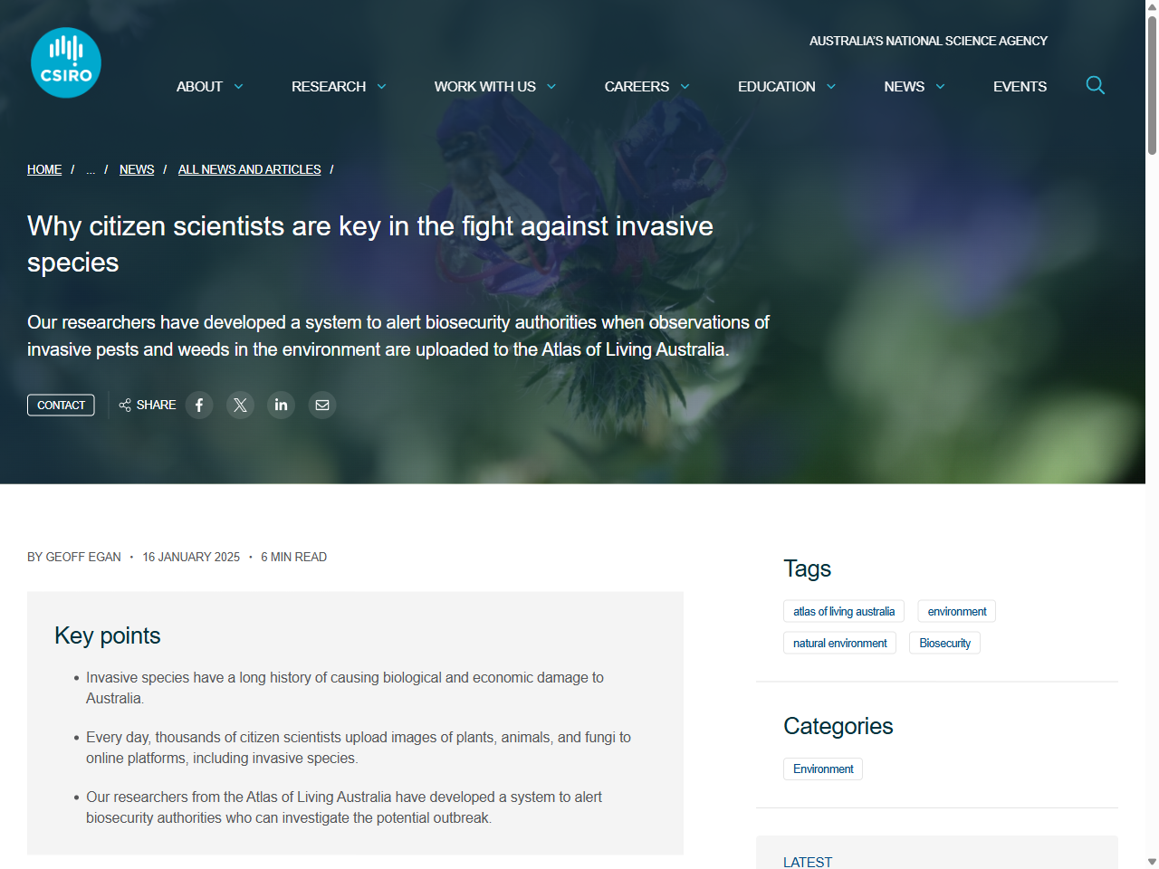 Preview of Invasive species - ABARES - DAFF, accessed on May 25, 2025,