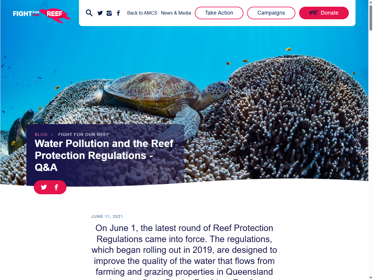 Preview of Water Pollution and the Reef Protection Regulations - Q&A