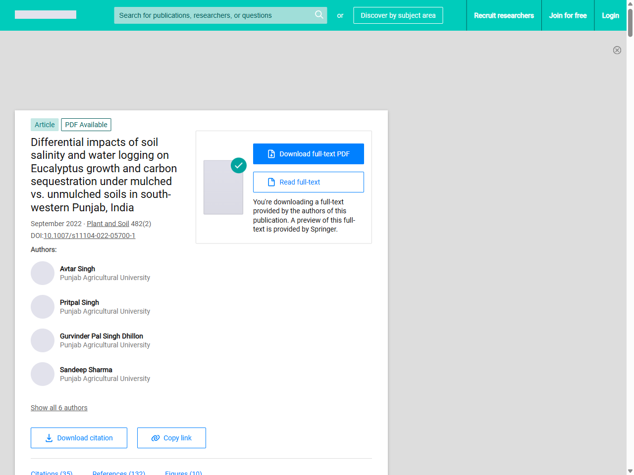 Preview of Munglinup Phytophthora Dieback occurence assessment - EPA WA