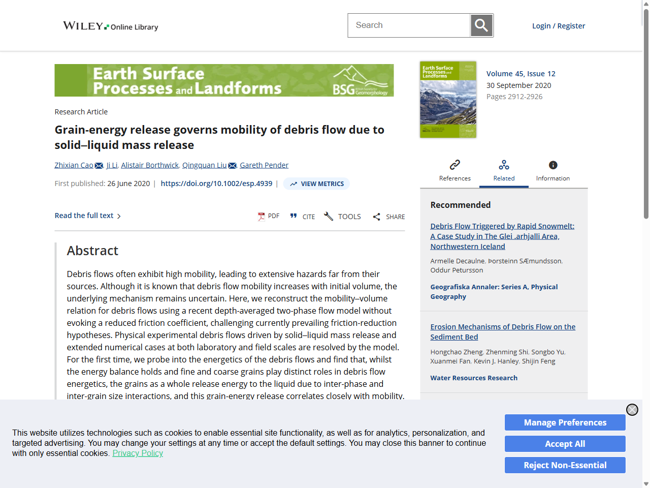 Preview of Etched linear dunefields of the Nullarbor Plain: A record of Pliocene-Pleistocene wind patterns across southern Australia