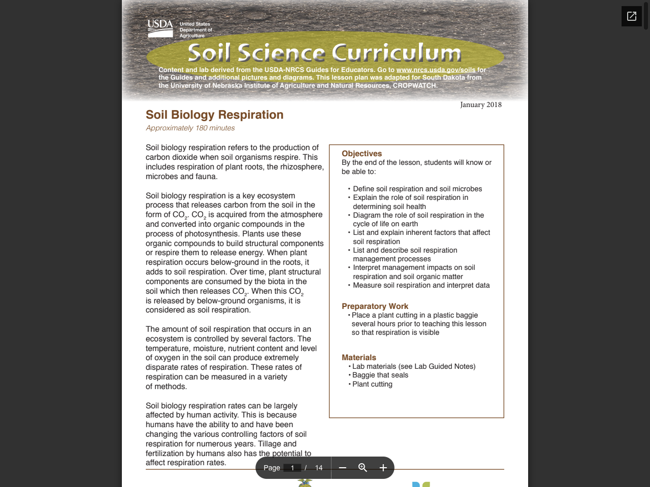 Preview of Soil Science Curriculum - South Dakota Soil Health Coalition, accessed August 5, 2025,