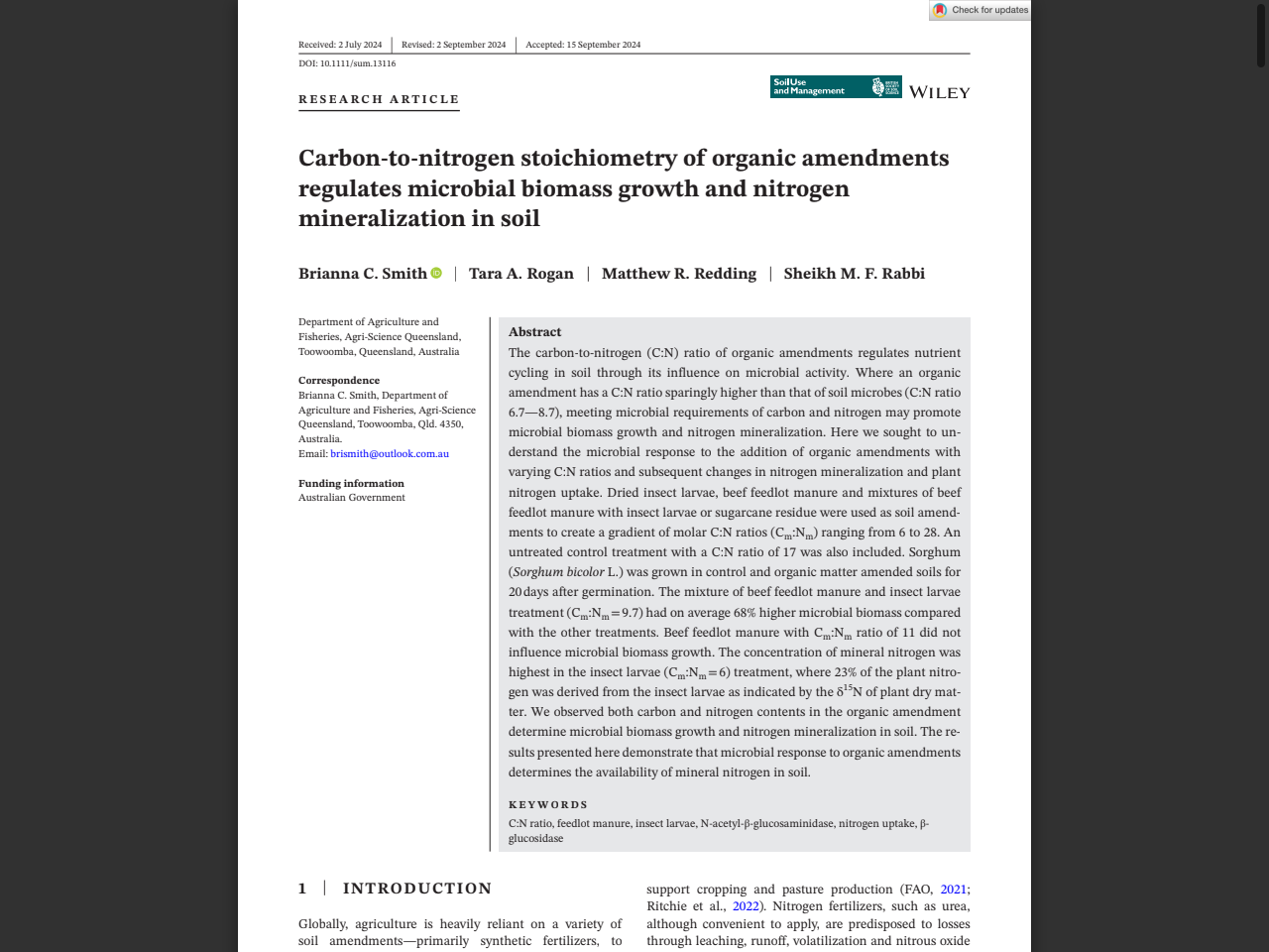 Preview of Soil Carbon Sequestration Potential: A review for Australian agriculture - MLA, accessed July 8, 2025
