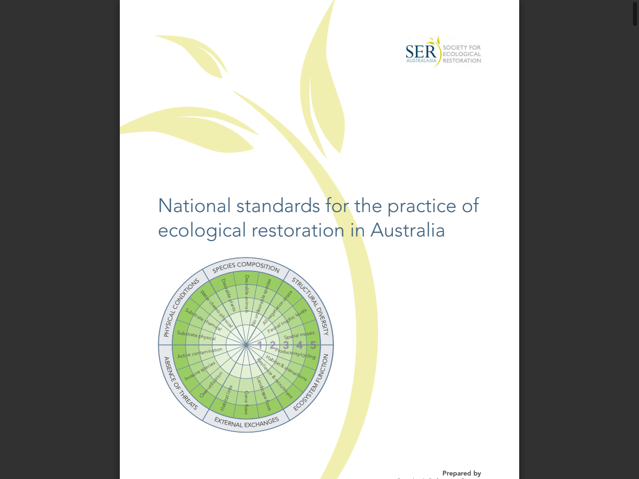 Preview of A Tool for Assessing Ecosystem Recovery: The 5-Star Recovery System in Action - Society for Ecological Restoration