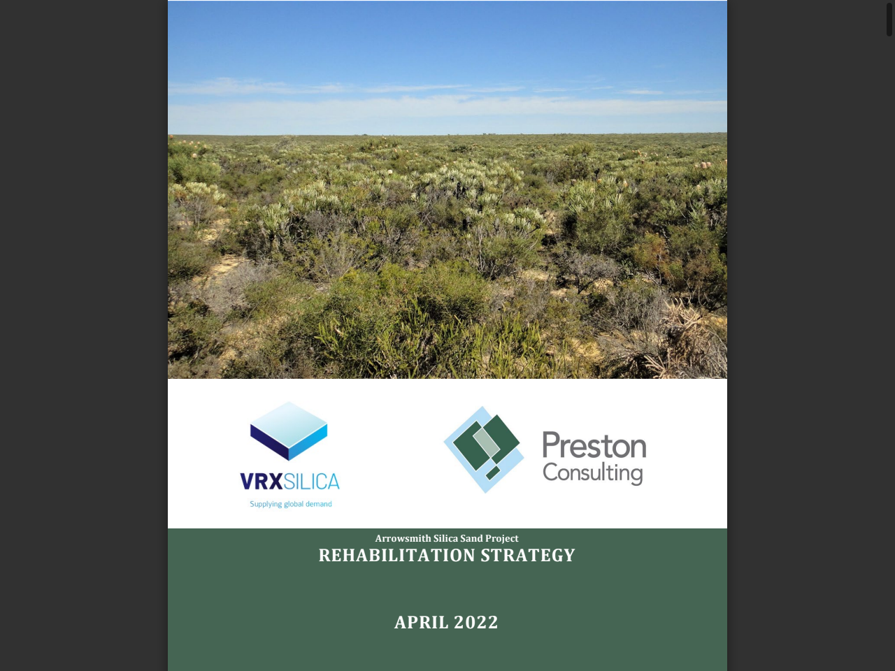Preview of Greater Paraburdoo Progressive Rehabilitation - EPA WA