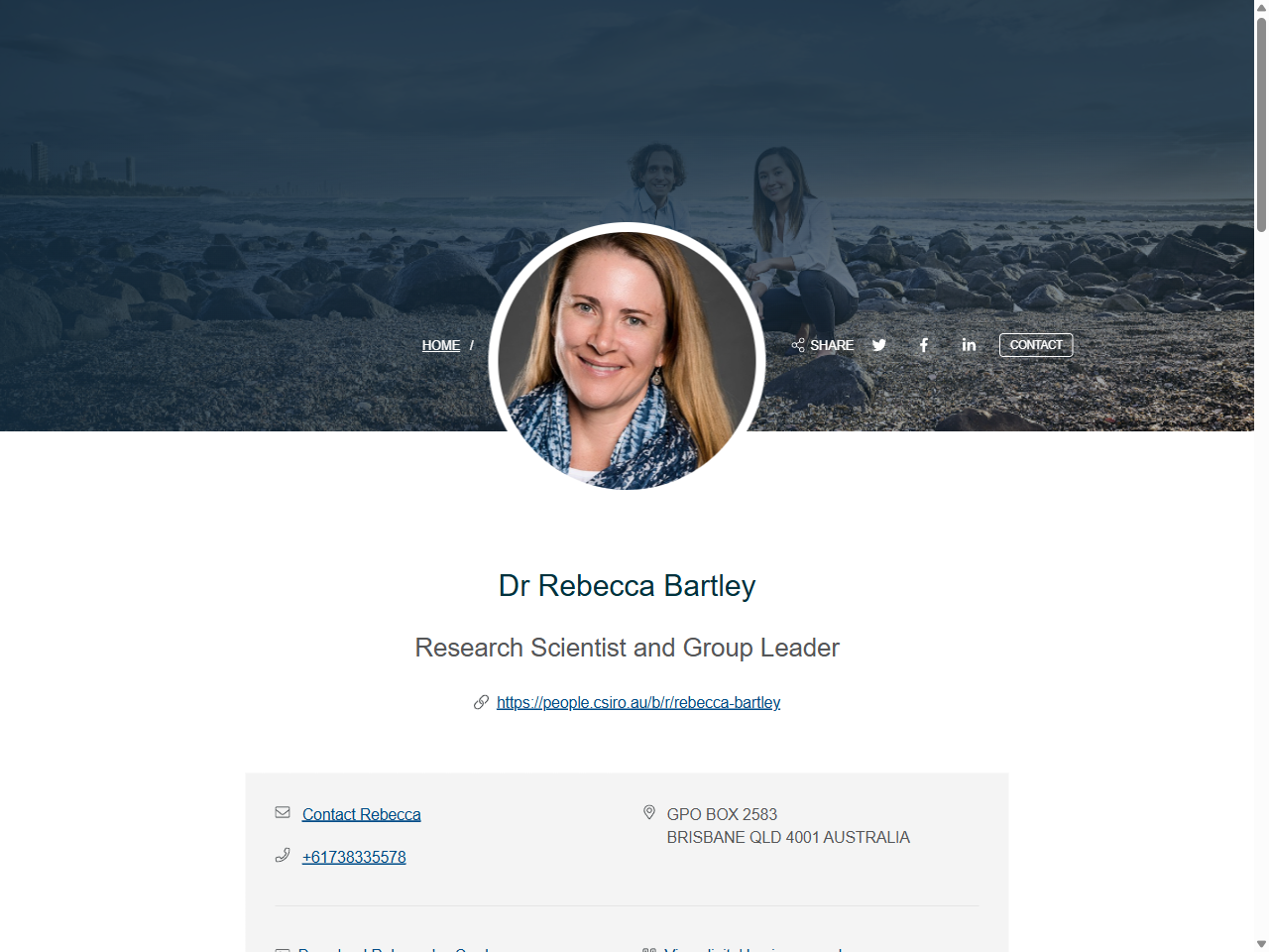 Preview of Dr Rebecca Bartley - CSIRO people, accessed July 22, 2025,