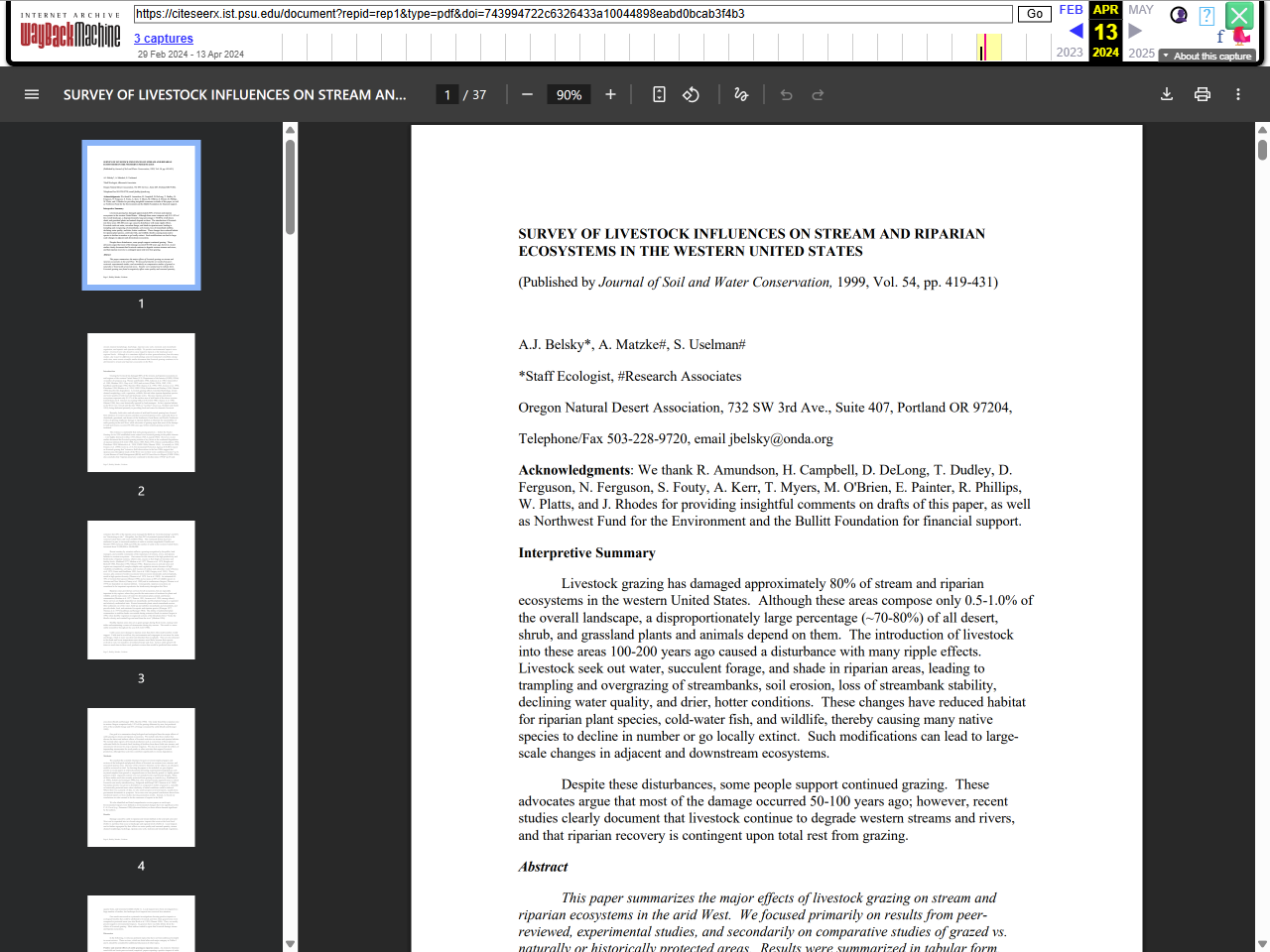 Preview of Understanding the relationship between livestock grazing and wetland condition - Arthur Rylah Institute for Environmental Research