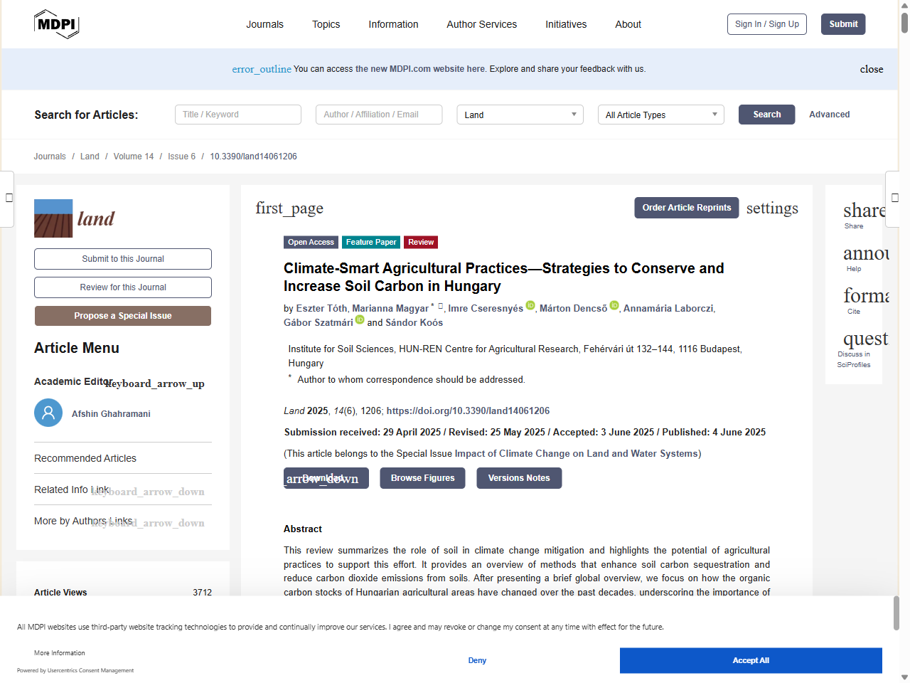 Preview of Climate-Smart Agricultural Practices—Strategies to Conserve and Increase Soil Carbon in Hungary - MDPI, accessed July 17, 2025