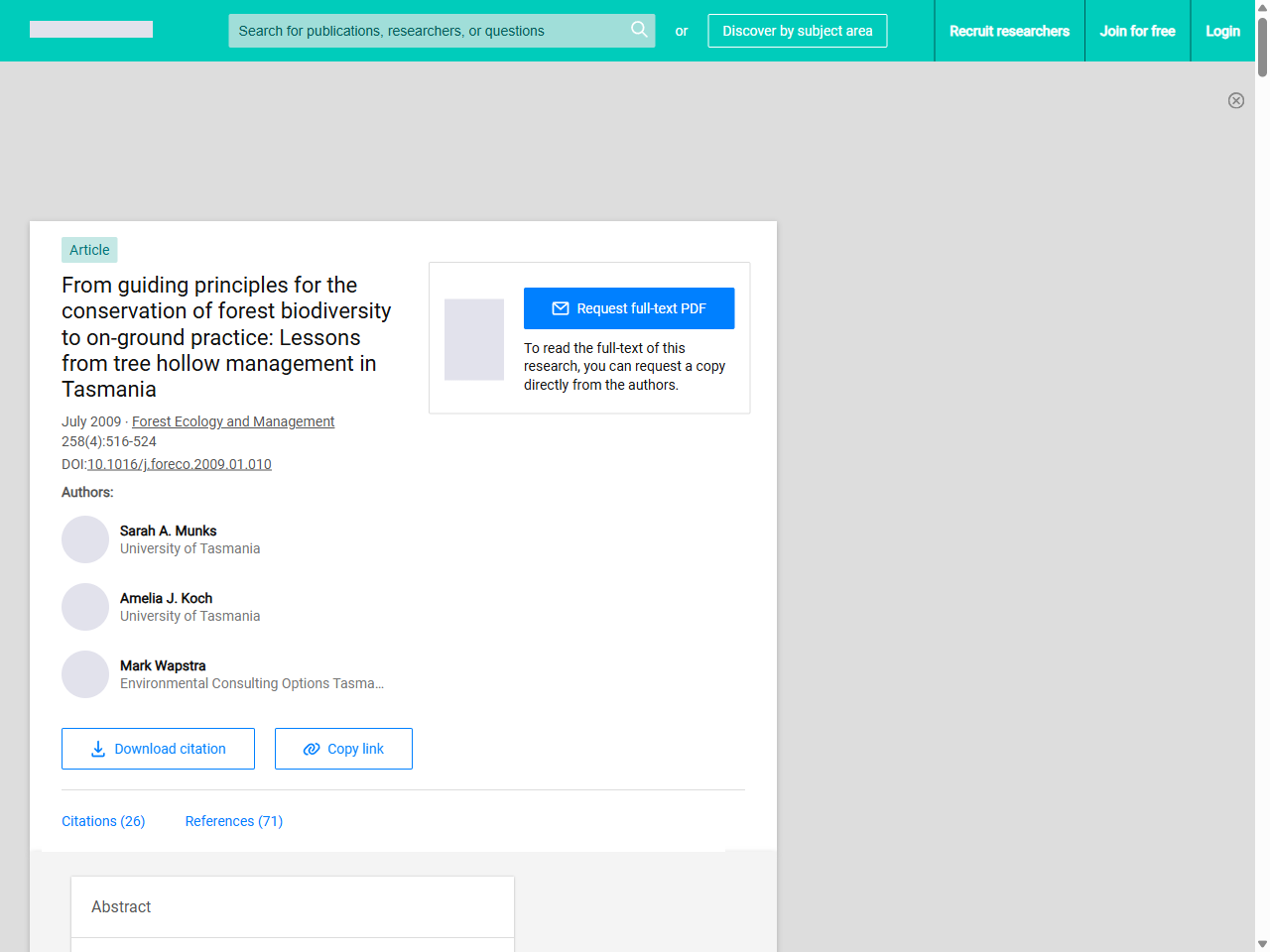 Preview of Australia's State of the Forests Report, accessed March 28, 2026,
