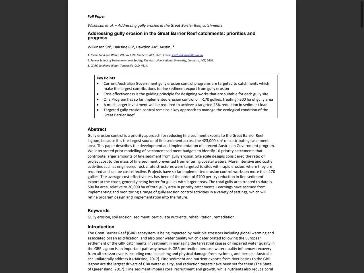 Preview of A Gully Classification Scheme to Underpin Great ... - NESP TWQ, accessed July 21, 2025,