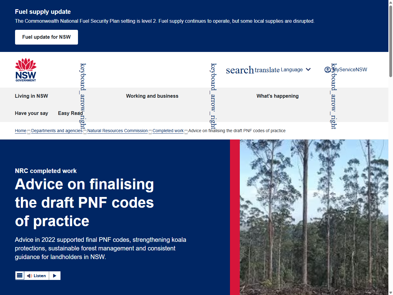 Preview of NSW Natural Resources Commission PNF Final Report