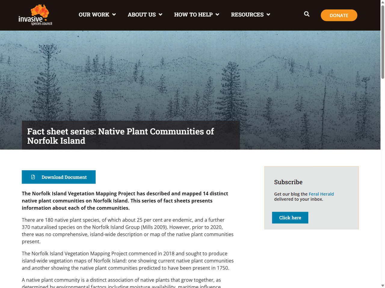 Preview of Fact sheets: Norfolk Island plant communities - Invasive Species Council, accessed July 30, 2025, 
