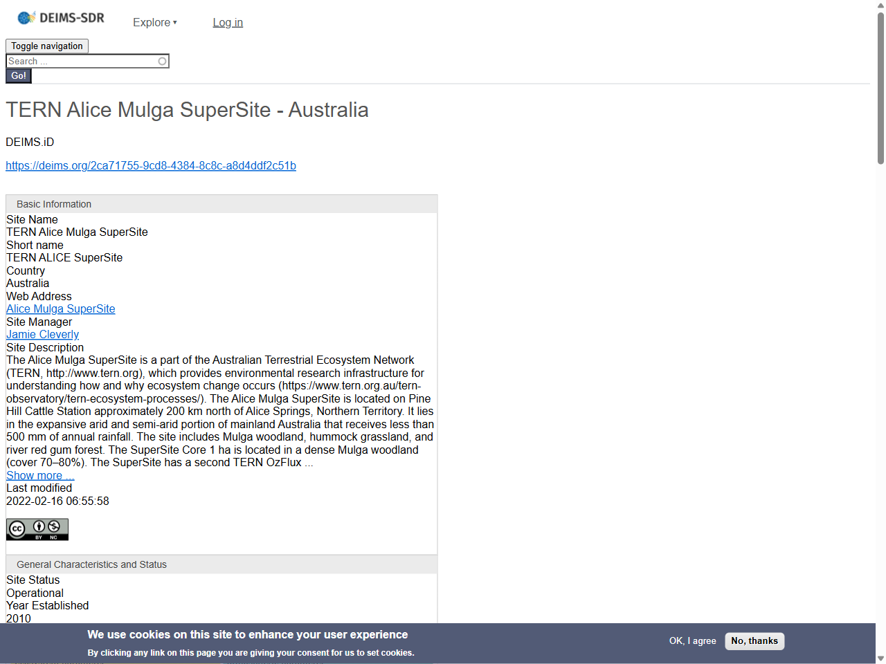 Preview of TERN Alice Mulga SuperSite - Australia - DEIMS-SDR, accessed August 3, 2025,