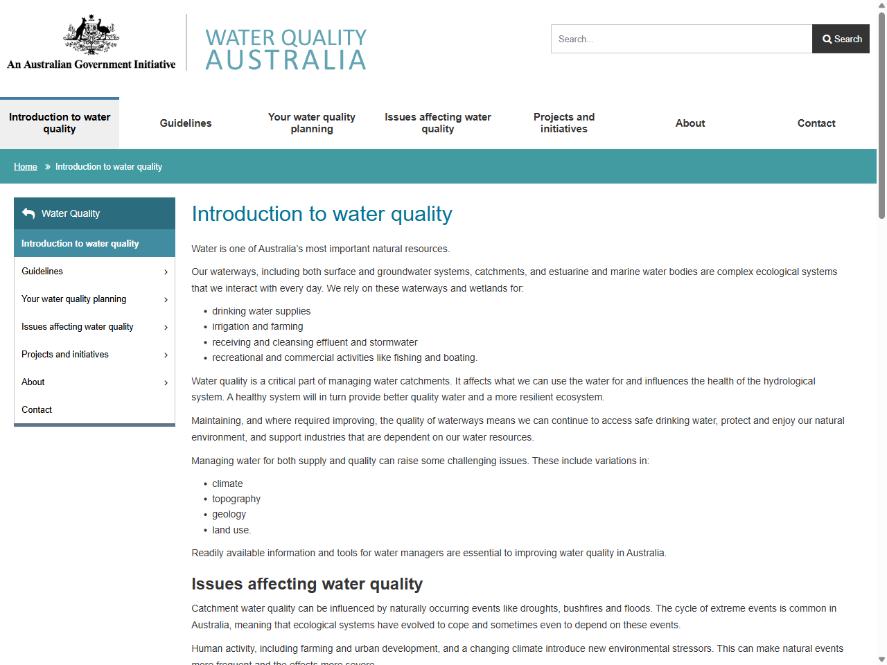 Preview of Introduction to water quality, accessed July 31, 2025, 