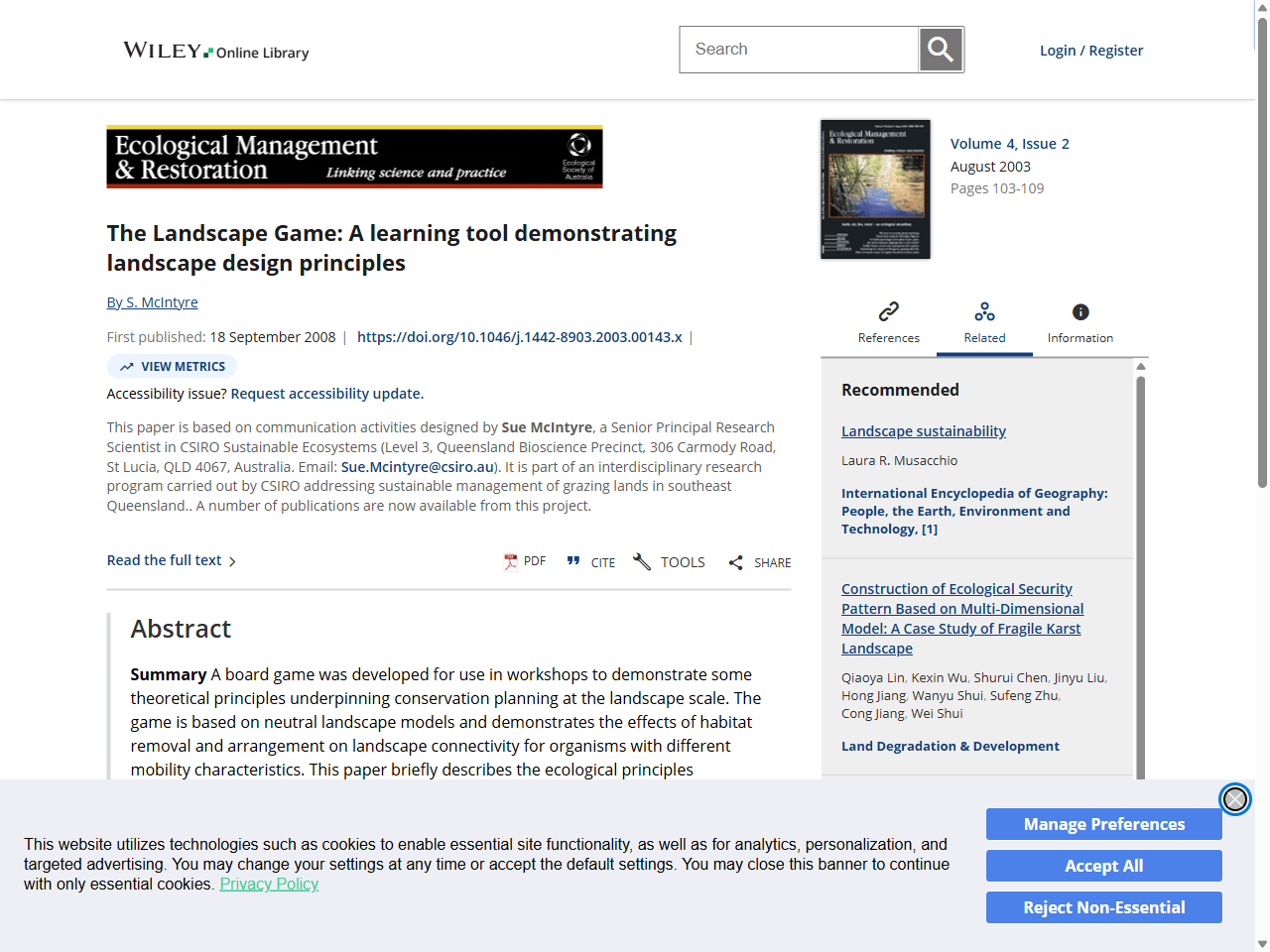 Preview of Managing and Conserving Grassy Woodlands