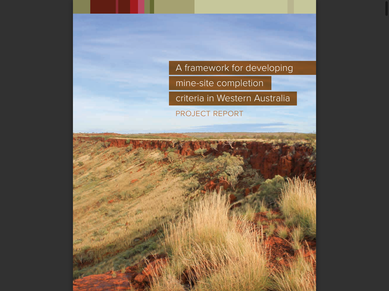 Preview of Chapter 13 Rehabilitation and closure | NT EPA