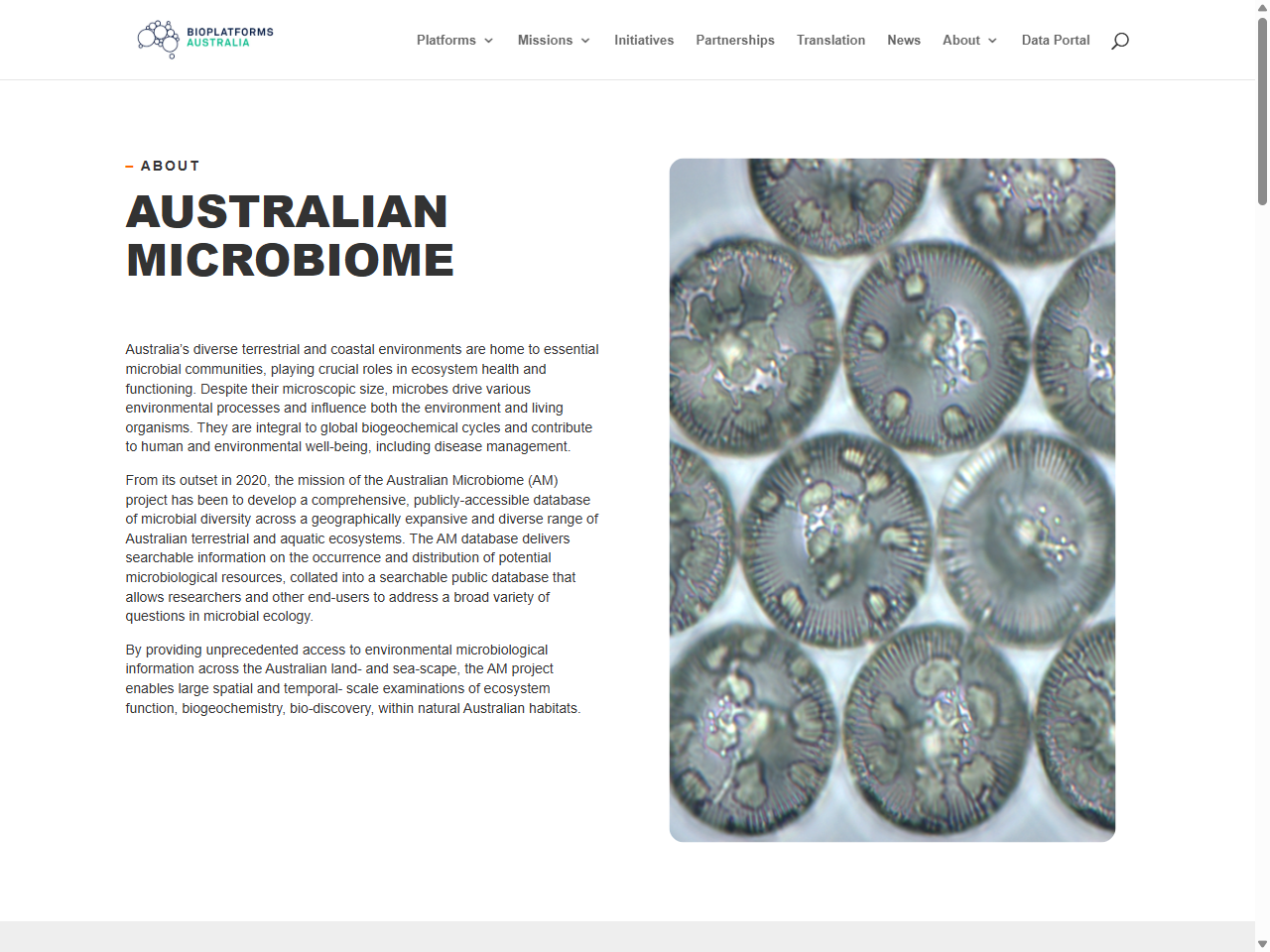 Preview of Australian Microbiome - Bioplatforms Australia