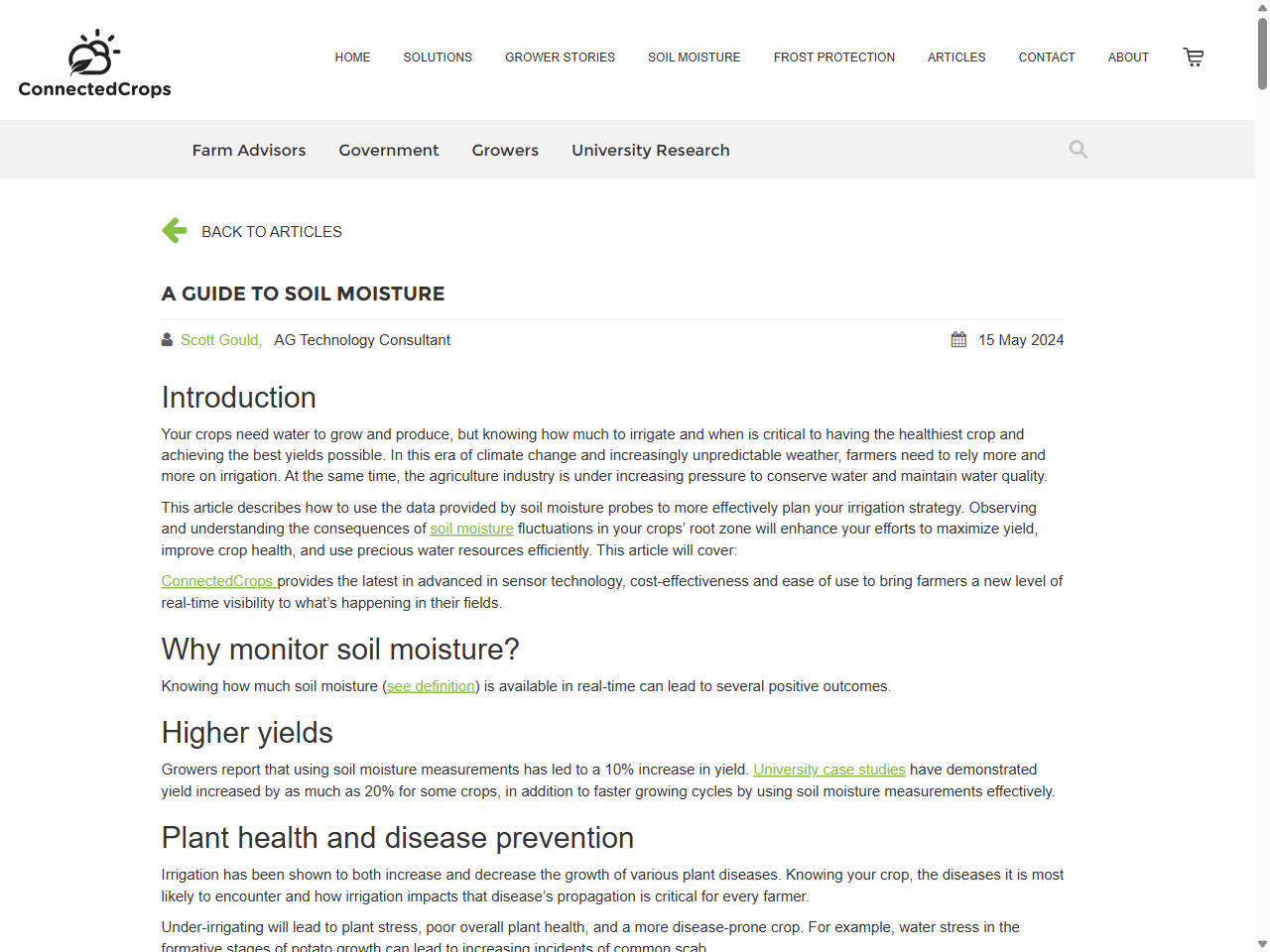 Preview of A Guide to Soil Moisture - ConnectedCrops, accessed May 15, 2025,