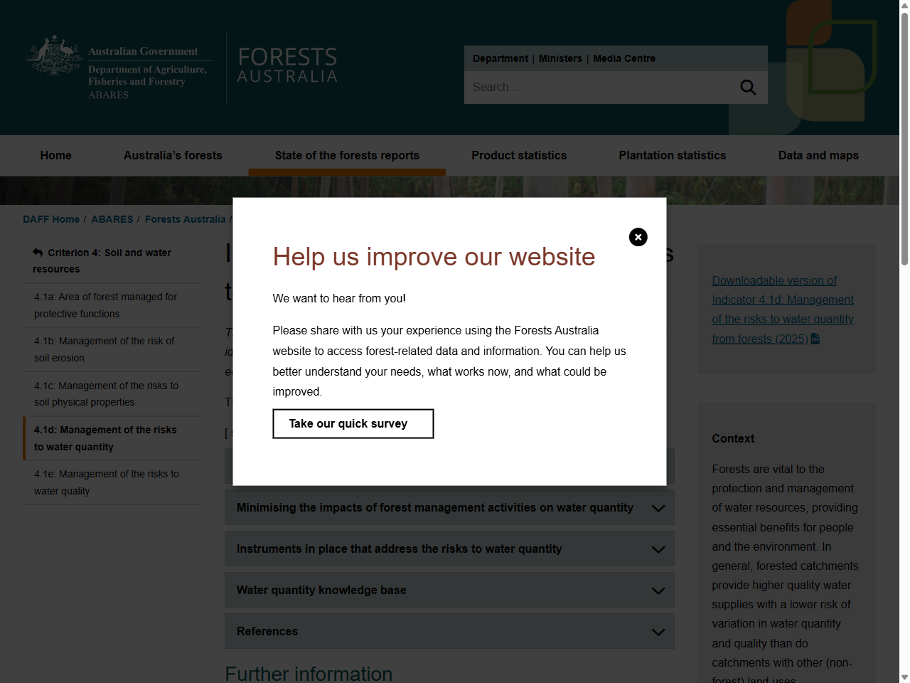 Preview of Forest Management Plan for the North East 2001