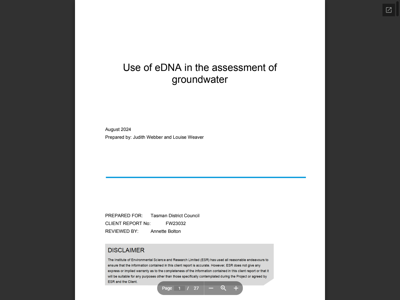 Preview of Applications of environmental DNA (eDNA) in agricultural systems ...