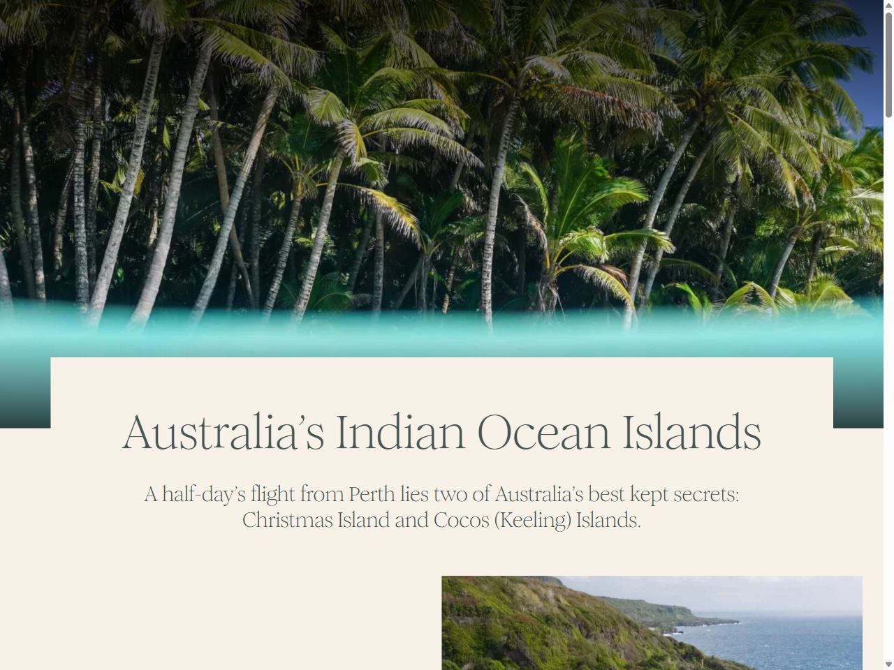 Preview of Australia's Indian Ocean Islands, accessed July 30, 2025, 