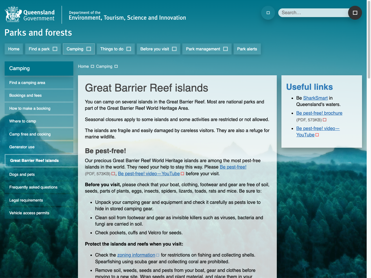 Preview of Great Barrier Reef islands | Parks and forests | Department of the ..., accessed August 3, 2025, 
