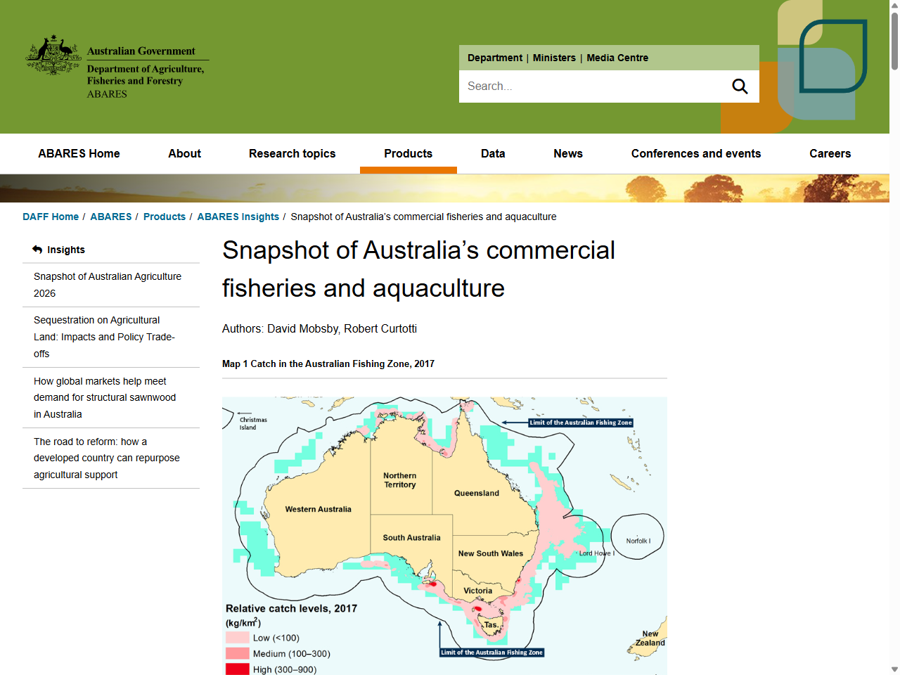 Preview of Snapshot of Australia's commercial fisheries and aquaculture - DAFF, accessed August 17, 2025,