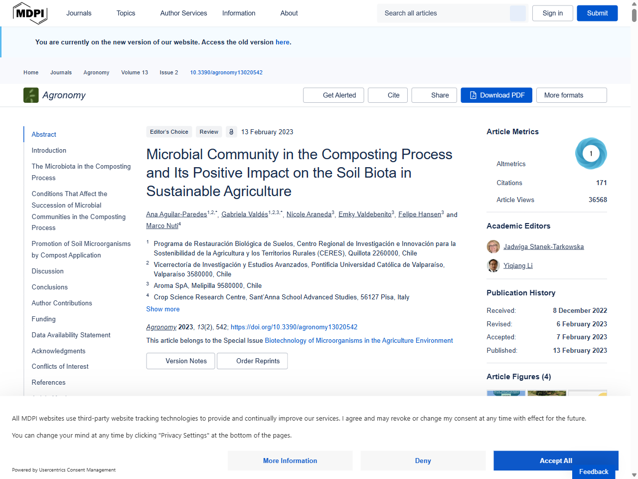 Preview of Microbial Community in the Composting Process and Its Positive Impact on the Soil Biota in Sustainable Agriculture - MDPI, accessed July 28, 2025