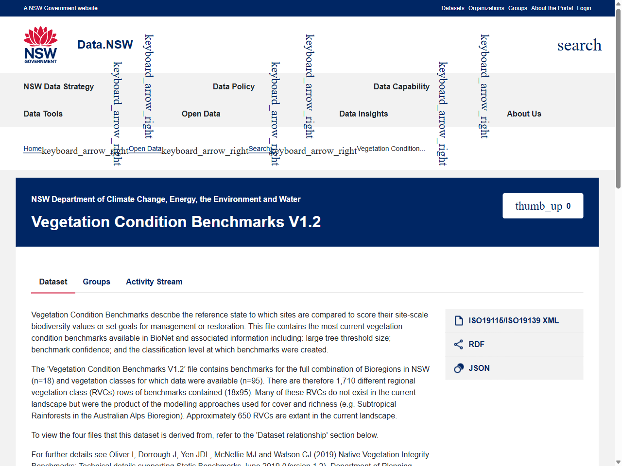 Preview of BioNet Vegetation Condition Benchmarks V1.2. NSW Department of Climate Change, Energy, the Environment and Water.