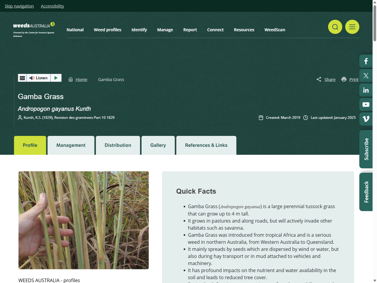 Preview of Northern Territory's Weeds Management Act 2001