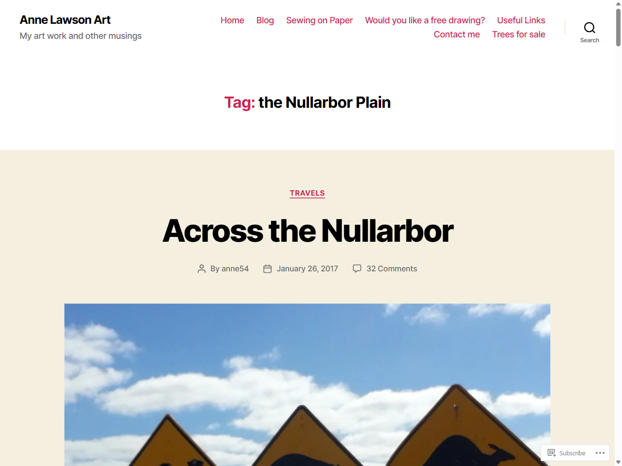Preview of the Nullarbor Plain – Anne Lawson Art - WordPress.com