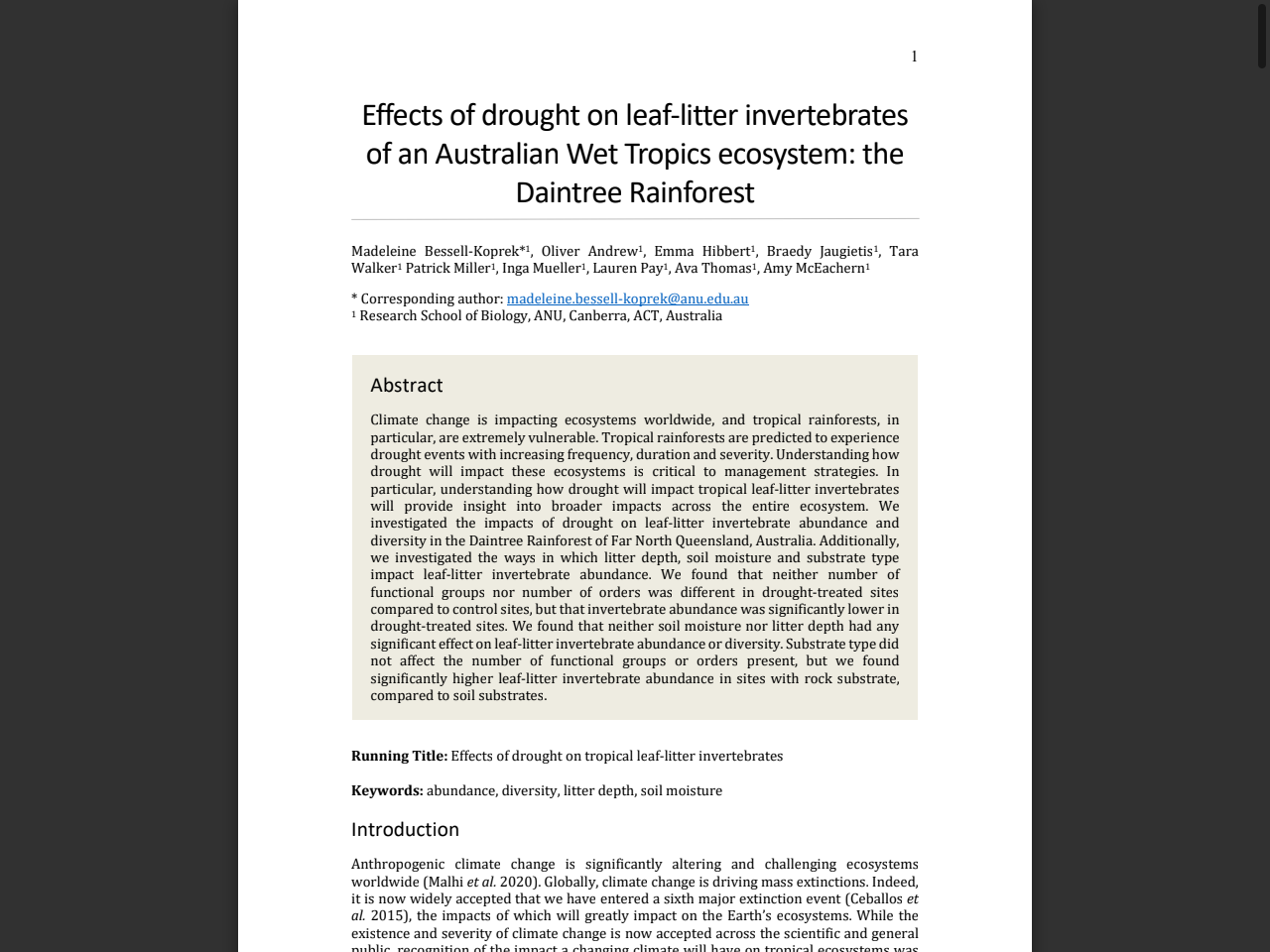 Preview of Factors affecting forest health