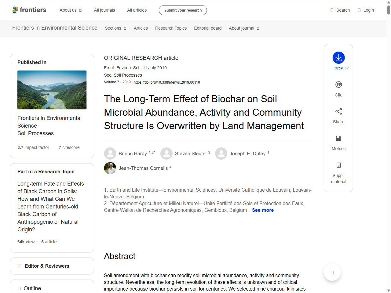 Preview of Increased microbial growth, biomass, and turnover drive soil organic carbon accumulation at higher plant diversity - PMC - PubMed Central