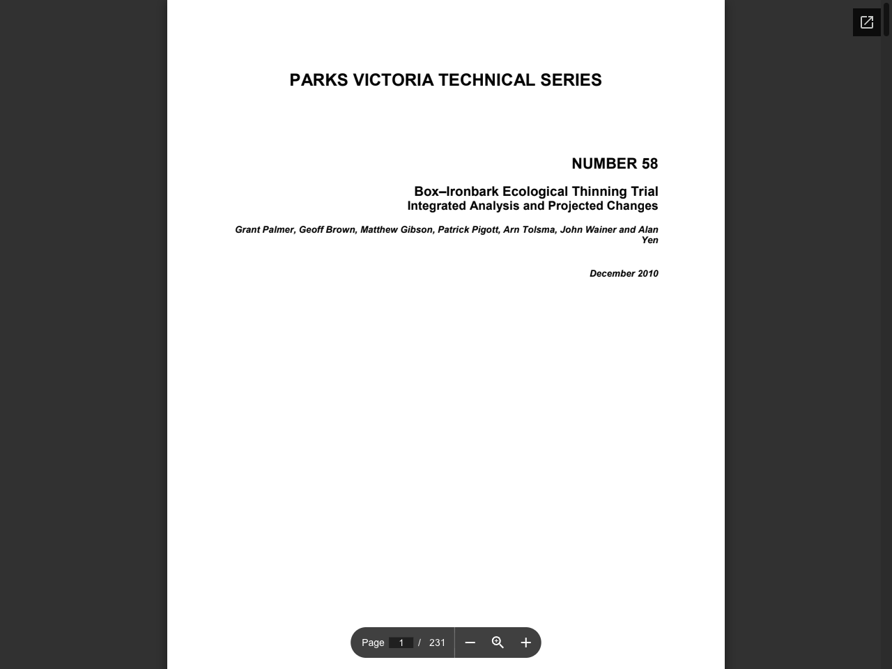 Preview of PARKS VICTORIA TECHNICAL SERIES - AWS, accessed July 12, 2025,