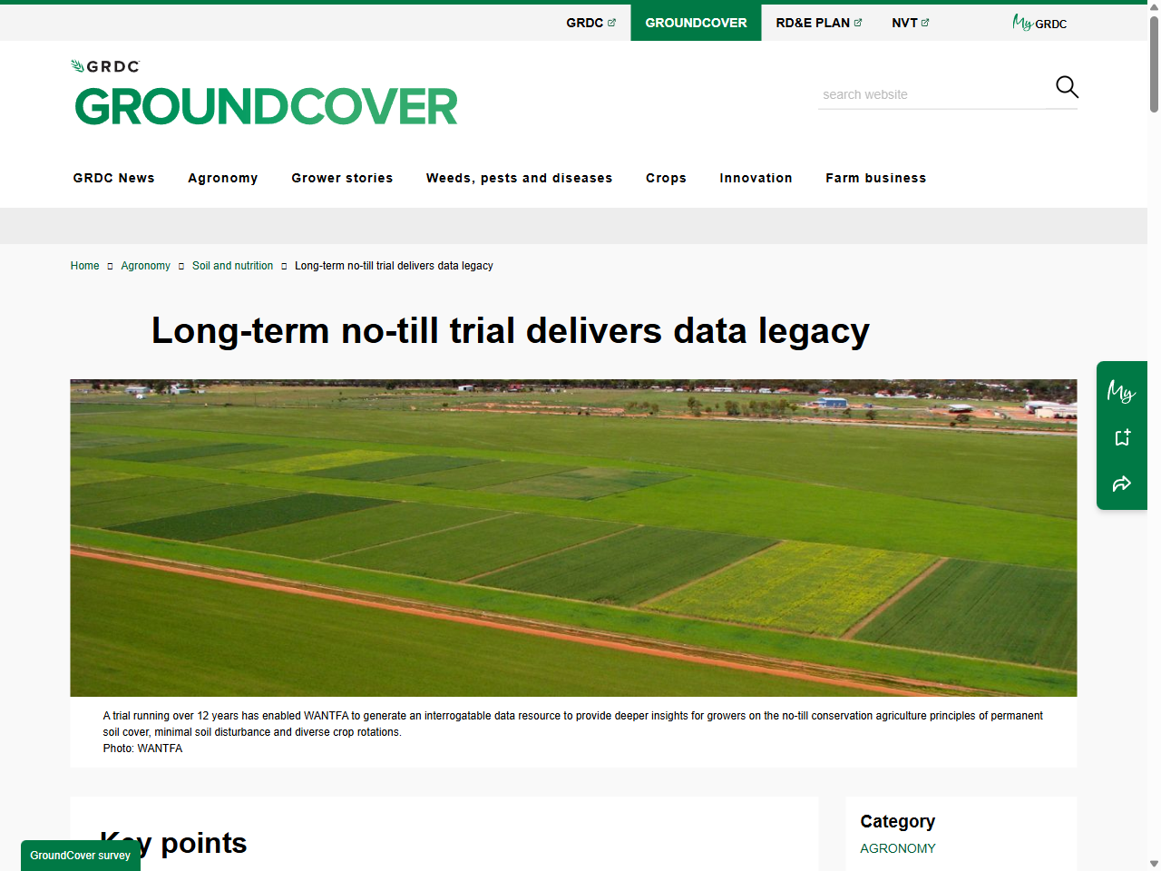 Preview of Long-term no-till trial delivers data legacy | GroundCover - GRDC Ground Cover, accessed August 28, 2025