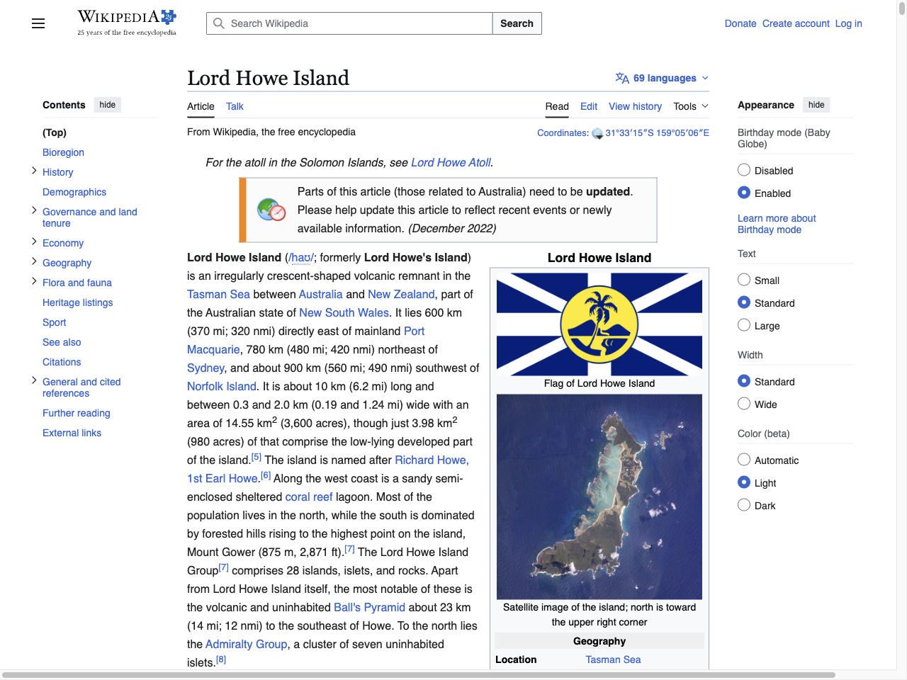 Preview of Lord Howe Island - Wikipedia, accessed July 30, 2025,