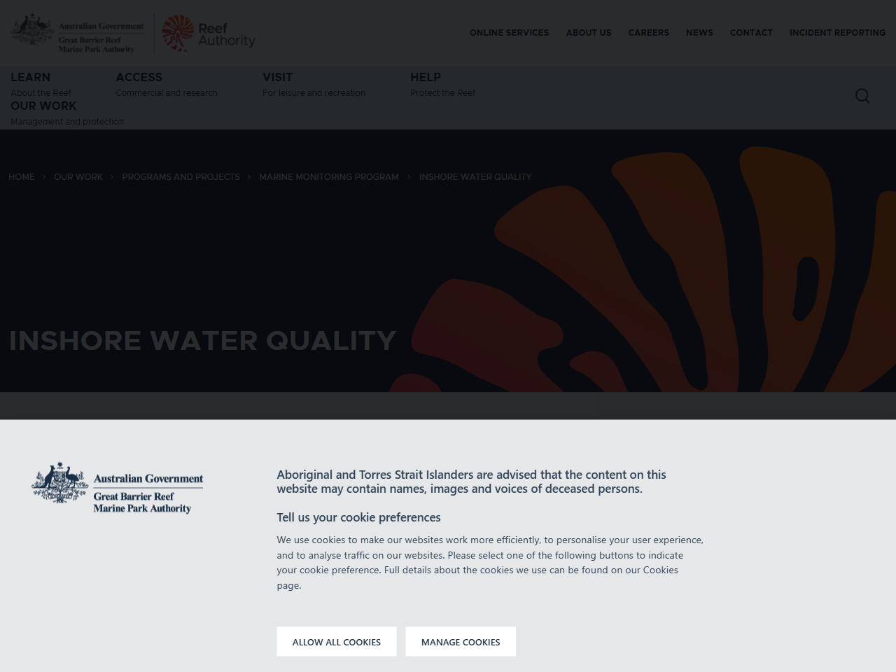 Preview of Inshore water quality | Reef Authority, accessed August 2, 2025,