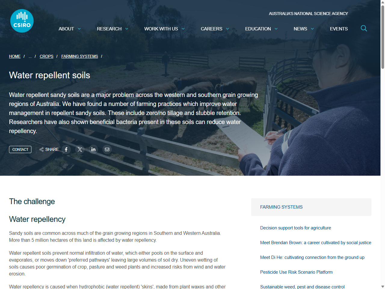 Preview of Water repellent soils - CSIRO