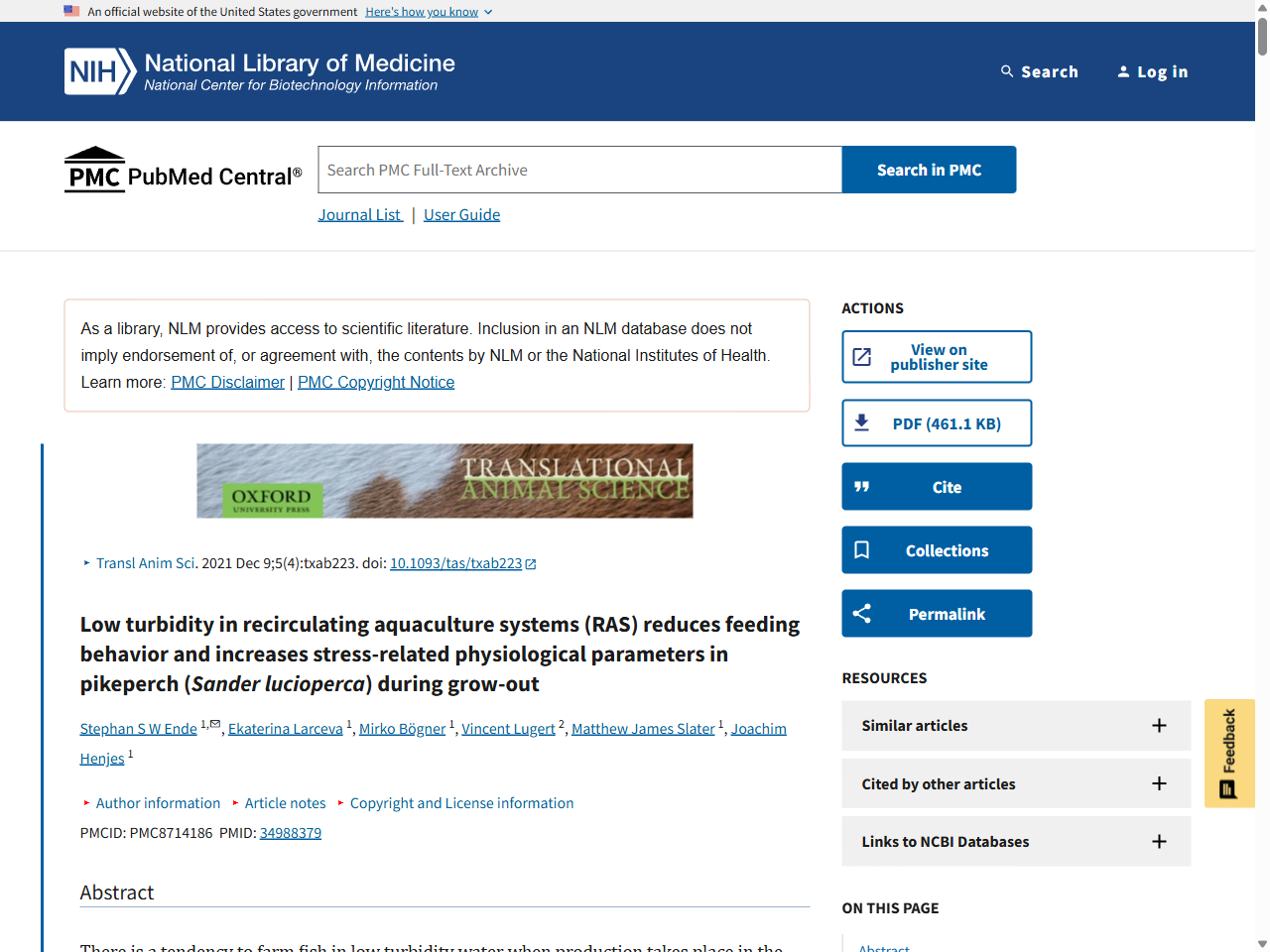 Preview of The Impact of Turbidity on Fish Health in Aquaculture Systems