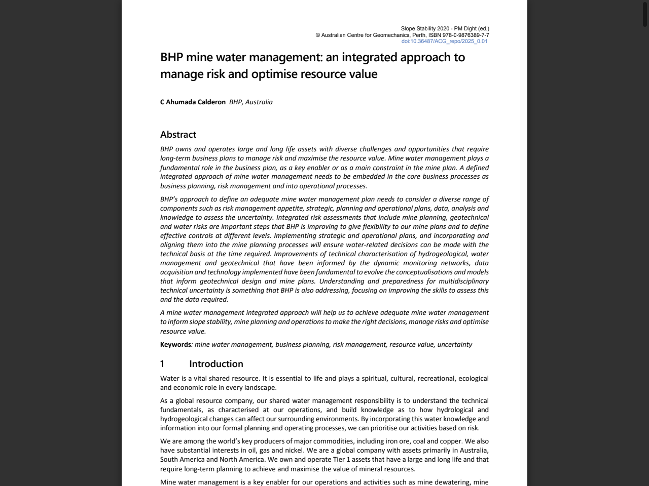 Preview of Water management in the Pilbara – time for a more strategic approach?