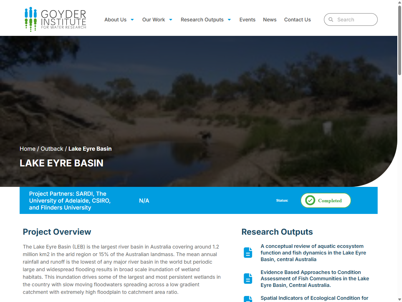 Preview of Lake Eyre Basin - Goyder Institute for Water Research, accessed July 21, 2025, 